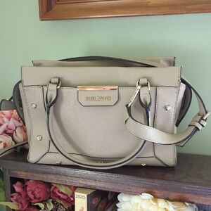 Steve Madden Neutral Handbag W/ Crossbody Strap